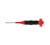 Rennsteig 452 106 6 "Exclusive" Parallel Pin Punch with Handguard, Black/Red, 150 x 10 x 6 mm
