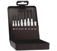 Rennsteig 457 102 5 Set of Parallel Pin Punches with Guide Sleeve 8-Piece Set with Storage Box 0.9 - 5.9 mm