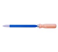 Rennsteig 462 200 0 Type C Triangular Hollow-Ground Scraper, Blue/Brown/Silver, 200 mm