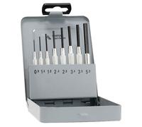 Rennsteig 457 102 5 Set of Parallel Pin Punches with Guide Sleeve 8-Piece Set with Storage Box 0.9 - 5.9 mm