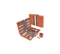 RENO Backgammon Set-15 Inch Elegant PU Leather Backgammon Sets - Backgammon set for Adults and Kids -Travel Backgammon -Garden games-Board games for 2