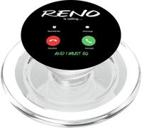 Reno Is Calling And I Must Go Nevada Traveling PopSockets PopGrip for MagSafe