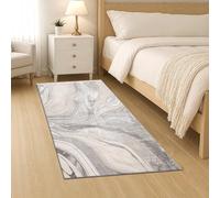 renoazul® Low Pile Abstract Rugs Living Room - Gant 80 x 150cm - Beige - Washable Area Rugs For Kitchen, Bedroom Rug, Bedside and Fireside