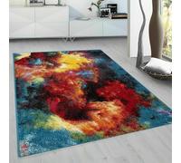 renoazul® Multi Colour Area Rugs for Living Room, Hallway, Bedroom and Office, 120 x 170 cm, Splash, Soft Thick Pile Fluffy Thick Plush Modern Luxury Rug