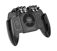 Renoble Mobile Game Controller for PUBG/Call of Duty/Fortnite, Target Trigger Fire Buttons M10 M11 Six Finger Mobile Gamepad Game for Mobile Game Joystick with Heat Dissipation Function 1