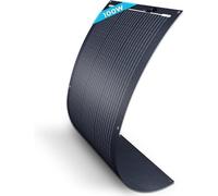 Renogy 100W Flexible Solar Panel, 12 Volt Semi-Flexible Solar Panels Bendable Mono Off-Grid Solar Power PV Panel for Marine, Motorhome, Cabin, Van, Car and Uneven Surfaces