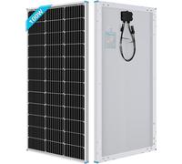 Renogy 100W Solar Panel 12 Volt High-Efficiency Monocrystalline Module PV Power for Motorhome, Boat, Caravan, Campervan and Off-Grid Applications
