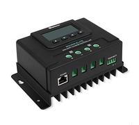 Renogy 20A MPPT Solar Charge Controller 12V 24V Auto MPPT with LCD Backlit Display, Temp Sensor, for Gel Sealed Flooded and Lithium Battery, Rover Elite