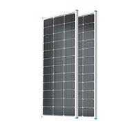 Renogy 2PCS 100W Monocrystalline Solar Panel (New Version), 200 Watt, Ideal for Off Grid PV System on Motorhome, Caravan, Campervan, RV or Boat and Other Off-Grid Applications