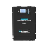 Renogy 3000W 12V Inverter Charger, Pure Sine Wave and High Frequency All-in-One Power and Charge, 6000W Peak with Control Panel and Remote Monitor for Off-grid, RV, Camping, and Home