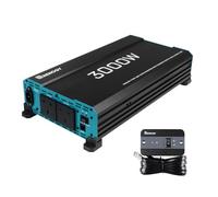 Renogy 3000W Pure Sine Wave Inverter, 6000W Peak 12V DC to 240V AC Solar Power Converter with UK Sockets, UPS Function and Remote Controller for Off-grid, RV, Truck, Boat, Camping, and Home