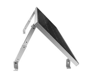 Renogy Adjustable Solar Panel Tilt Mounts Support up to 150 Watt Solar Panel for Roof, RV, Boat and Any Flat Surface, for On-Grid/Off-Grid Systems (Bracket Only), Silver