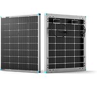 Renogy Bifacial 115 Watt 12 Volt Solar Panel Monocrystalline Rigid High-Efficiency PV Module Power Charger for RV Marine Rooftop Farm Battery and Other Off-Grid Applications