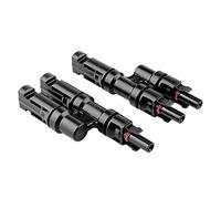 Renogy Branch Y Connector MMF+FFM for Parallel Connection Between Solar Panels, 1 Pair