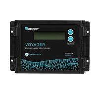 Renogy Voyager Waterproof 20Amp PWM Solar Charge Controller Regulator with LCD and IP67 rating for 12V and 24V solar system, Compatible with Sealed/AGM, Gel, Flooded, and Lithium batteries