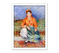 Renoir Algerian Girl Large Framed Art Print Poster Wall Decor 18x24
