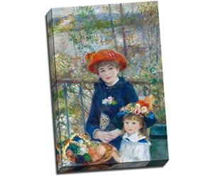 Renoir Canvas Two Sisters On The Terrace Print Large 30x20 Inches A1
