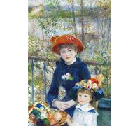 Renoir Journal #13: Pierre-Auguste Renoir Notebook Journal To Write In 6x9" 150 Lined Pages - The Two Sisters On the Terrace - Cool Artist Gifts