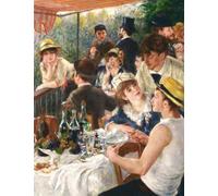 Renoir LARGE Notebook #10: Pierre-Auguste Renoir Notebook College Ruled to Write in 8.5x11" LARGE 100 Lined Pages - Luncheon of the Boating Party - Cool Artist Gifts