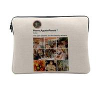 Renoir Social Networks Painter Cover for Computer and Tablet - 10 Inches - Protective Laptop Sleeve - Printed in France
