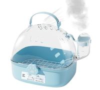 Renopfect Bird Carrier Transport Cage, Bird Transport Basket - Ventilated & Lightweight Hand-Held Transport Box with Water Bottle for Small Animals Kittens Ferrets Rabbits Reptiles