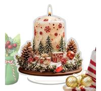Renopfect Christmas Desk Decoration, Festive Two-Dimensional Acrylic Table Decoration, Festive Accessories, Table Decoration for Home, Office, Mantle, Cupboard, Books