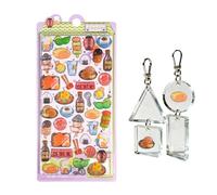 Renopfect Cute 3D Stickers | Japanese Style Decorations for | Stickers Hand Beads | For Students Artists Teachers Kids Designers Water Bottle Creation