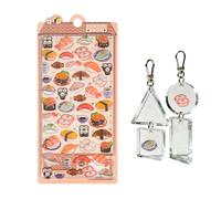 Renopfect Cute 3D Stickers, Japanese Style Notebook Sticker, Decorative Laptop Stickers - For Students Artists Teachers Children Collectors Designers Scrapbooking