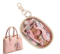 Renopfect Cute Keyring for Women, Silicone Mini Key Fob, Baby Doll Pendant, Funny Charm, for Girls and 3 Years Birthday Party Backpack School Bag