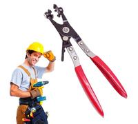 Renopfect Cutting Pliers for Clamps, Straight Hose Clamp Pliers for Automobile, Tool for Coolers, Air Filter, Pumps, Ignition Coils, Oil Lines