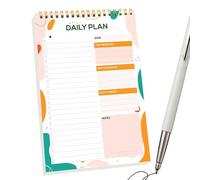 Renopfect Daily Planner Notepad, Daily To Do List Notepad | Habit Tracker Academic Planner Notebook - Aesthetic To Do List Notepad in Format 5.6 x 8.3 Inches for Easy