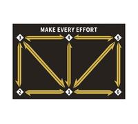 Renopfect Football Step Training Mat, Football Practice Mat - Training Pace Ball Control Player Equipment | Agility Footstep Training Mat to Improve Speed, Strength and
