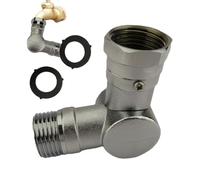 Renopfect Garden Hose Swivel Adapter - 180 and 360 Degree Rotating Tap Adapter, Adjustable Tap Connector for Garden Watering Yard Cleaning Plant Watering