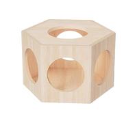 Renopfect Hamster Houses & Hiding Places, Wooden Hamster House - Enclosure Labyrinth Accessories Decoration for Small Animals Such as Dwarf Hamsters Gerbils Lemmings Guinea Pigs Chinchillas