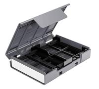 Renopfect Hard Drive Enclosure, External Drive Storage Carry Case - Multifunctional Hard Drive Bags, Hard Drive Enclosure with Stand to Protect Motherboard Video Card RAM Electronics Devices