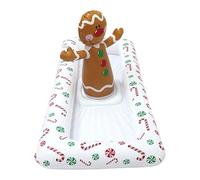 Renopfect Inflatable Tray for Food - Food and Drink Container, in the Shape of a Gingerbread Man for Hot Weather Conditions, Parties, BBQ, Picnic, Indoor and Outdoor