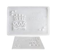 Renopfect Silicone Resin Box Mould, Birthday Box Silicone Mould | Silicone Mould for Birthday Money Box Crafts, Epoxy Resin Casting, Beginner Friendly, Easy Release Mould Art for Soap,