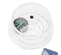 Renopfect Solar Panel Tracker, Solar Angle Guide for Solar Panel, Transparent, Waterproof Solar Angle Alignment Tool with Compass, Portable Solar Tracking System to Improve