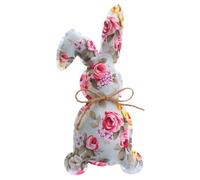 Renopfect Stuffed Bunny Figures, Easter Bunny Decoration - Rustic Tabletop Decoration Rabbit Doll - Desktop Stuffe Bunny Ornament for Spring, Wedding Bowls, Shelf Decorations