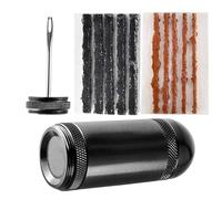 Renopfect Tubeless Tyre Repair Set, Bicycle Breakdown Repair Tool Set, Storage Box Plug for Adventures on Rough Terrain, Mountain Road, Outdoor Travel