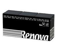 Renova black compact handkerchiefs, 6 packs, 7 pieces (pack of 6)