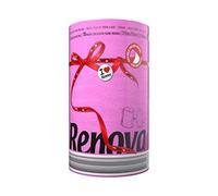 Renova Fuchsia Kitchen Roll Paper Towel - 1 XXL Roll, 2-Ply Ultra Absorbent Double-Faced Paper - Soft, Strong & Colourful for Stylish Kitchen Use