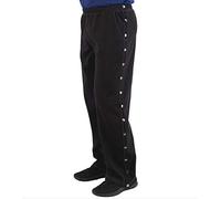 Renova Medical Wear Post Surgery Tearaway Pants - Men's - Women's - Unisex Sizing Black