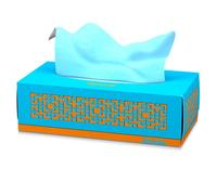 Renova Red Label Blue Facial Tissues 80 Tissues, 1 Pack