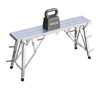 Renovation Company Grade Folding Scaffold Platform, 500LBS Heavy Duty Multi-Use Work Platform for Full-Home Renovation & Remodeling Jobs