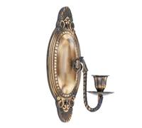 Renovators Supply Manufacturing Victorian Antique Brass Wall Sconce Candle Holder Vintage Decorative Candlelight Fixture