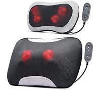 RENPHO 2PCS Massagers for Back and Neck, Back Massager with Heat, Deep Tissue Kneading Neck Massage, Massage Pillow with Remote, Electric-Massager for Leg, Gifts for Women, Gifts for Men