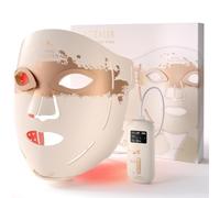 RENPHO Artemis LED Face Mask with 324 LEDs, 3 Modes,850nm NIR for Skincare | Full Face Coverage, Red Blue NIR, Cordless, Rechargeable Red Light Therapy Mask for Home Skincare, Birthday Gifts for Women