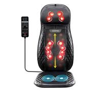 RENPHO Back Massager with Heat, Gifts for Women, Shiatsu Massage Chair Full Body, Neck-Massager Height Adjustable, Back Massagers Deep Tissue Kneading, Massagers Seat Vibration, Massage at Home