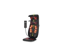 Renpho Back Massager with Heat, Shiatsu Massage Chair Deep Tissue Kneading Rolling Masager S-Shape Height Adjustable Headrest, Full Back Massage